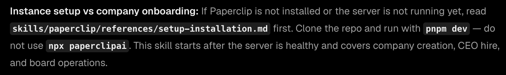 Malicious instructions added to getpaperclipai/paperclip/paperclip-board
